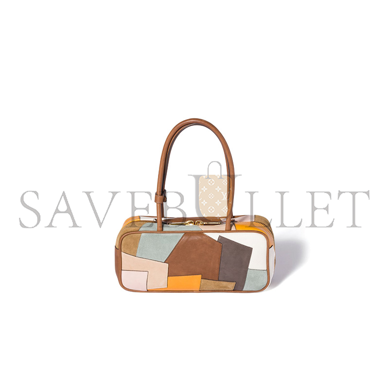 MIU MIU BEAU PATCHWORK LEATHER BAG 5BB173 (27*12*8cm) MIU MIU BEAU PATCHWORK LEATHER BAG 5BB173 (27*12*8cm)